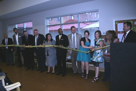 Becher Terrace Ribbon Cutting