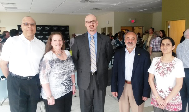 HACM Staff with Heartland Housing President Michael Goldberg